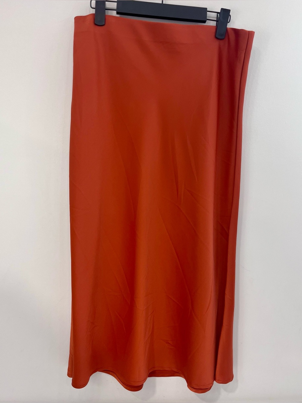 Rachel Zoe Satin Slip Midi Skirt Size 8